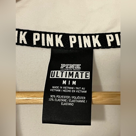 Victorias Secret PINK 1/2 zip pullover popover lightly fleece lined ombré - Picture 4 of 5